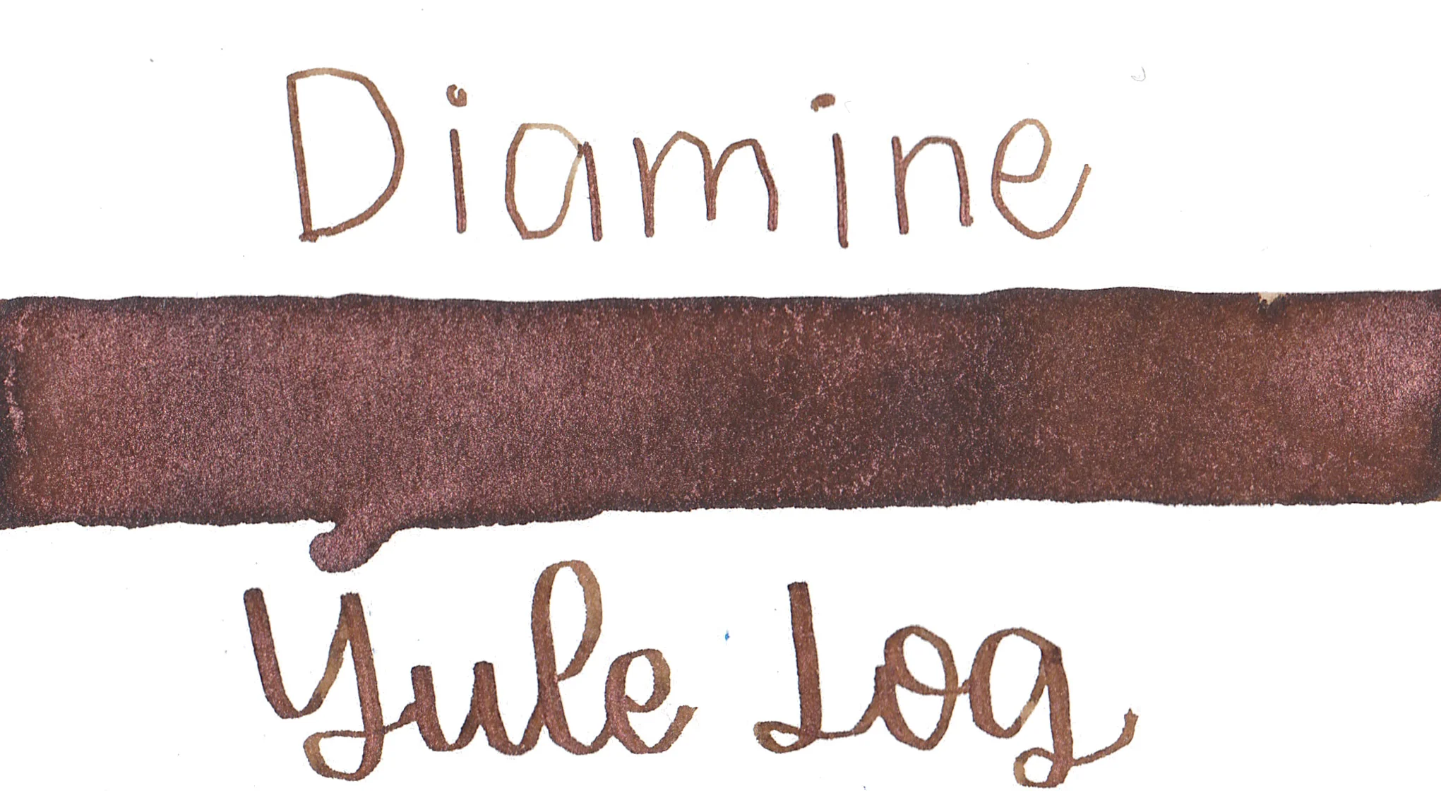 Diamine Green Edition Shimmer Ink -Yule Log