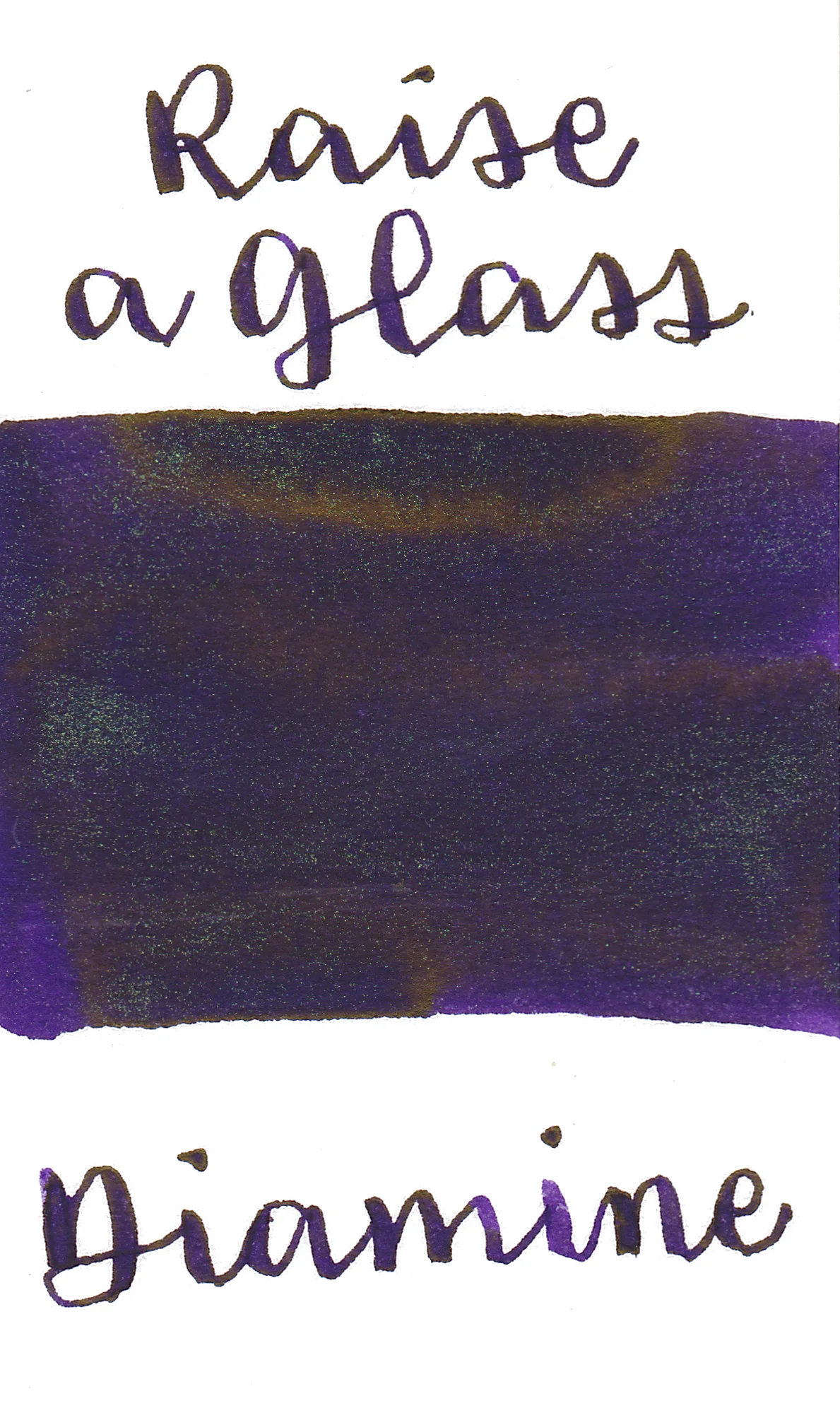 Diamine Purple Edition Chameleon/Shimmer Raise A Glass - Image 2