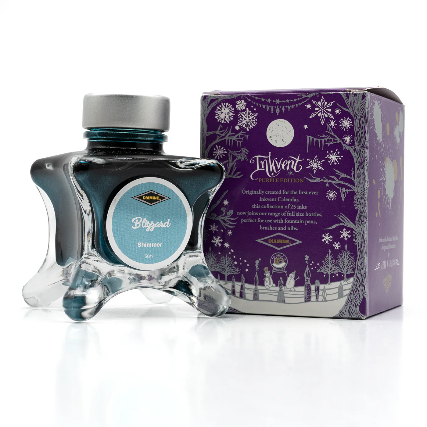 Diamine Purple Edition Shimmer Blizzard - Image 4
