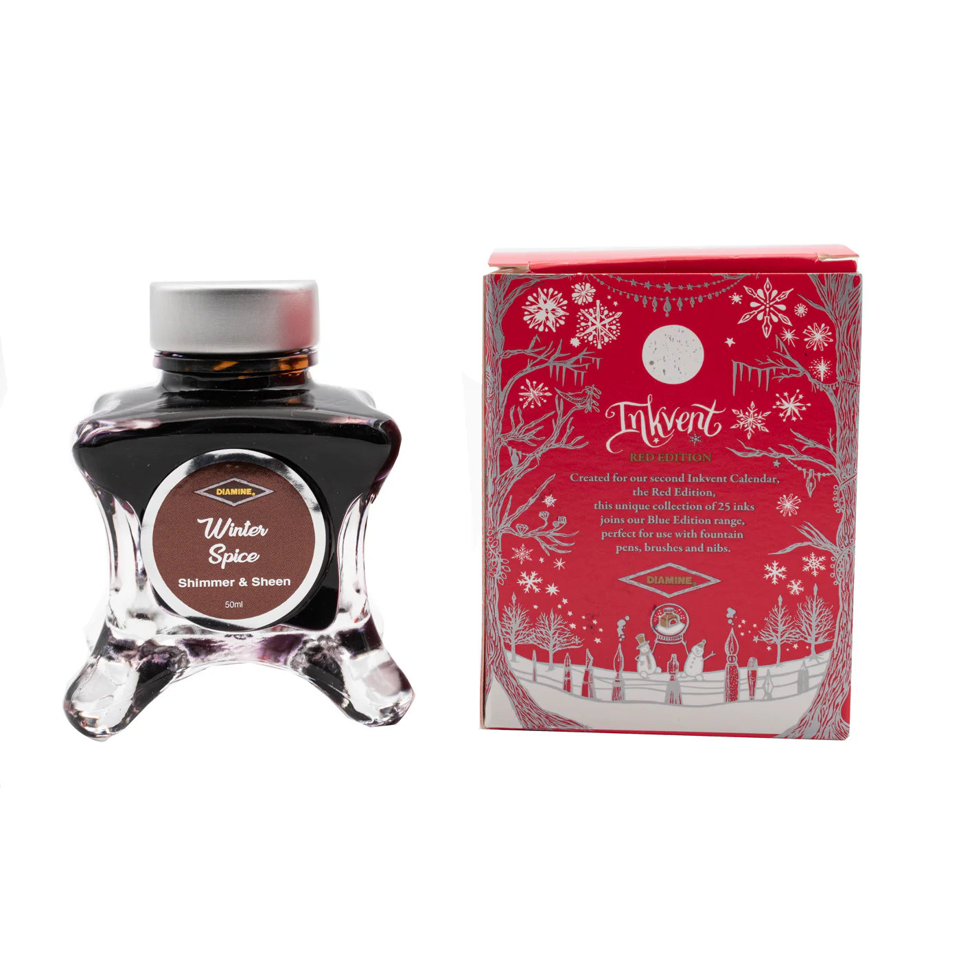 Diamine Red Edition Winter Spice Shimmer & Sheen - Image 2
