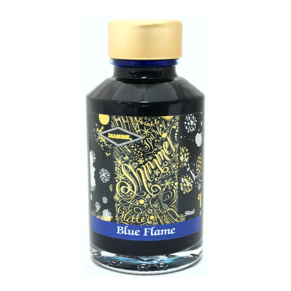Diamine Shimmer-tastic Blue Flame - Image 2