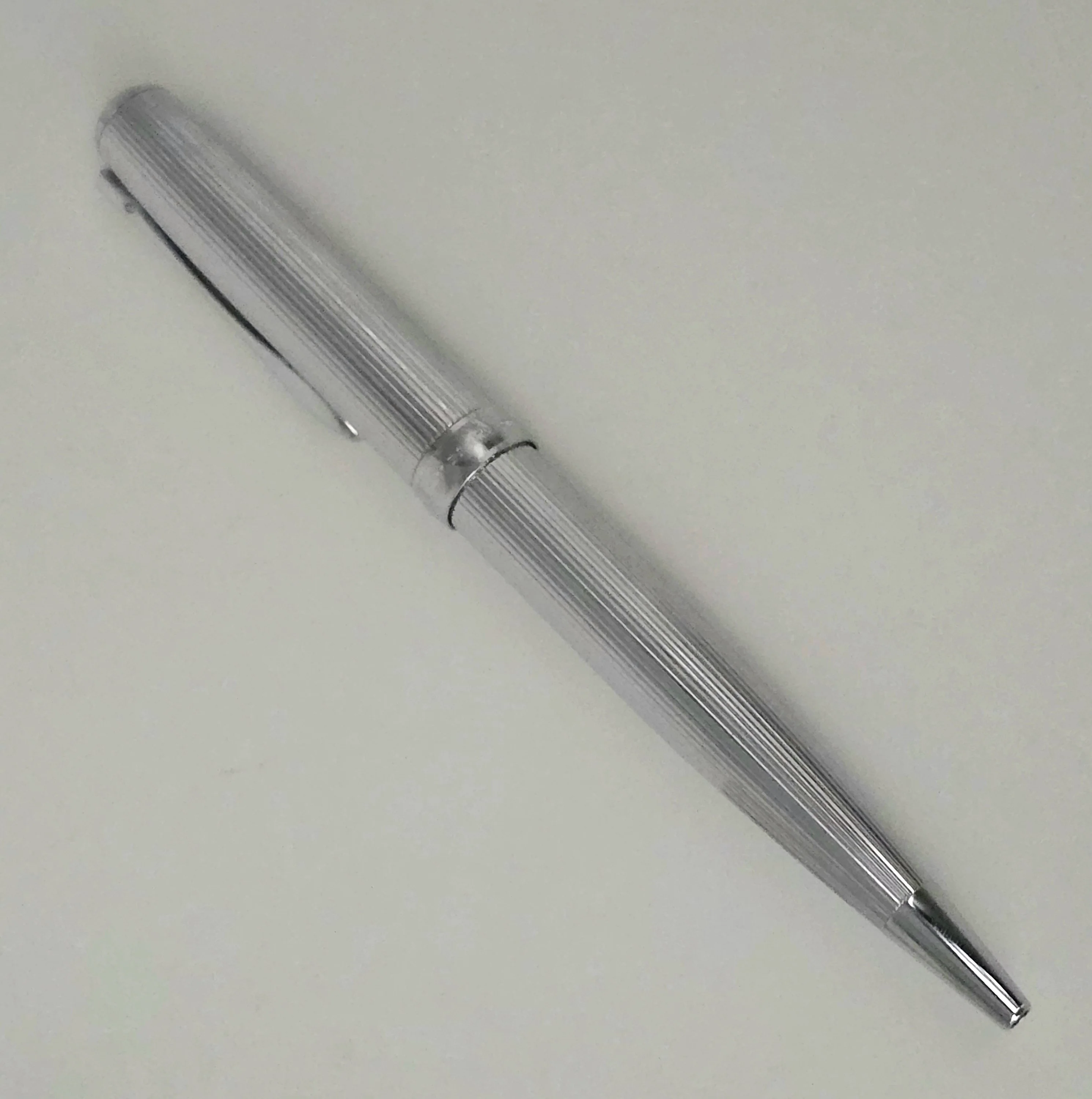 Diplomat Excellence A2 Ballpoint - Guilloche Stripes Chrome
