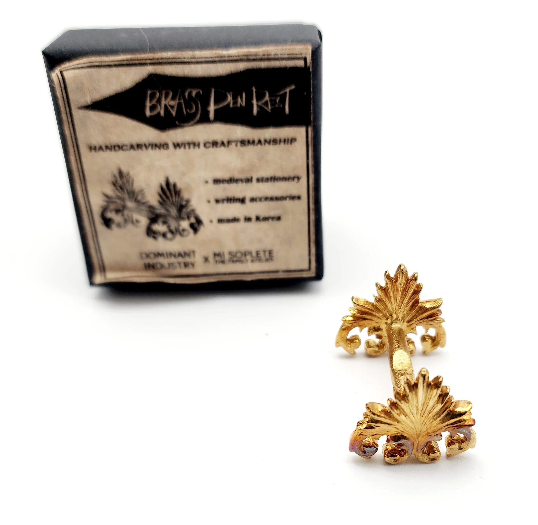 Dominant Industry - Brass Pen Rest - Image 2