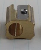 DUX Brass Block Single Pencil Sharpener