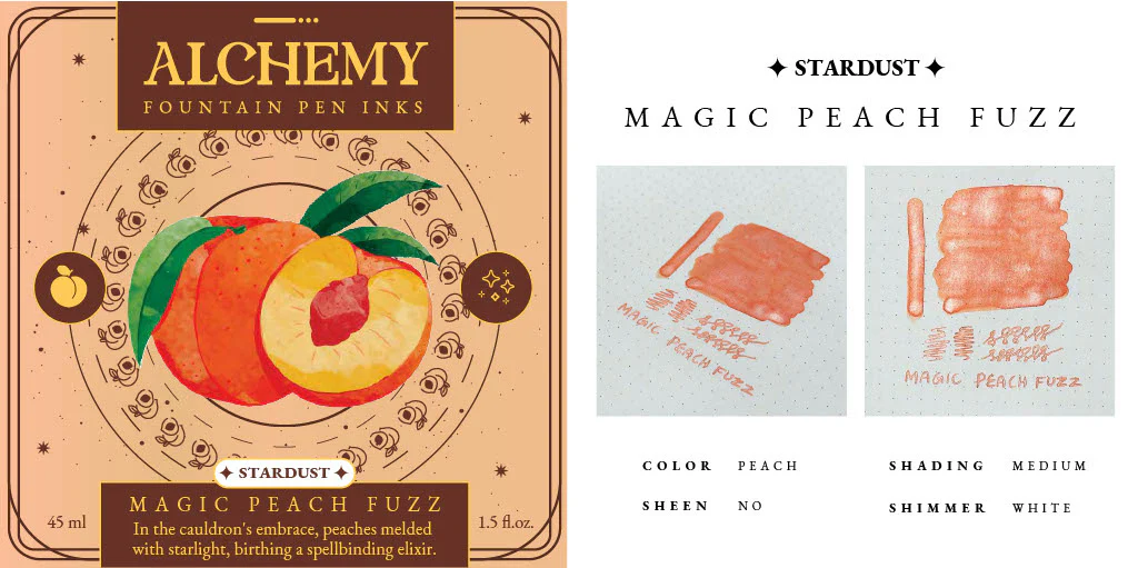Endless Alchemy Stardust Shimmer Ink - Magic Peach Fuzz - Image 2