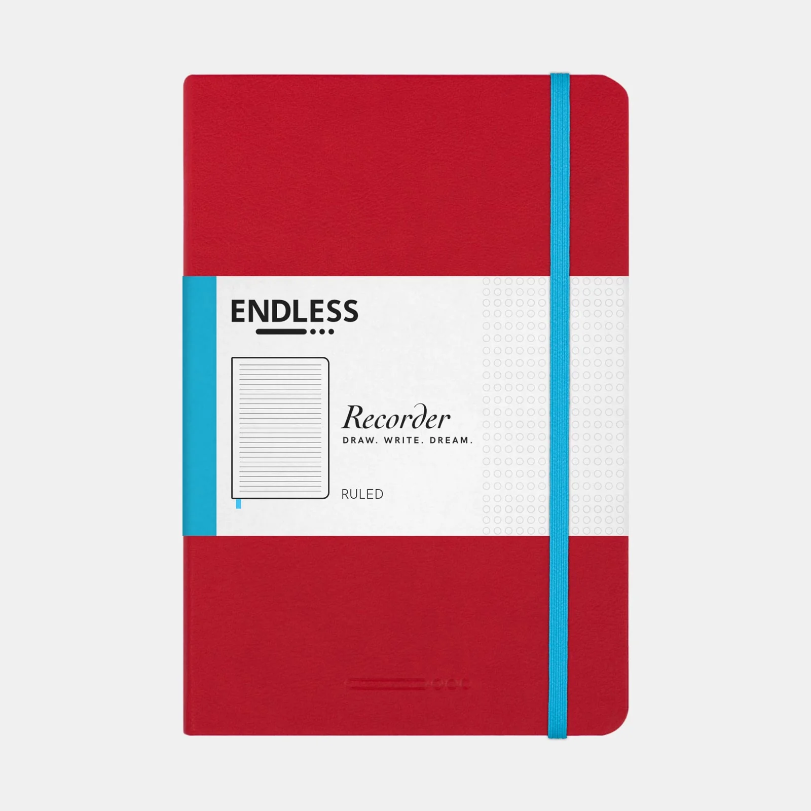 Endless Recorder Notebook Crimson Sky Red - Image 2