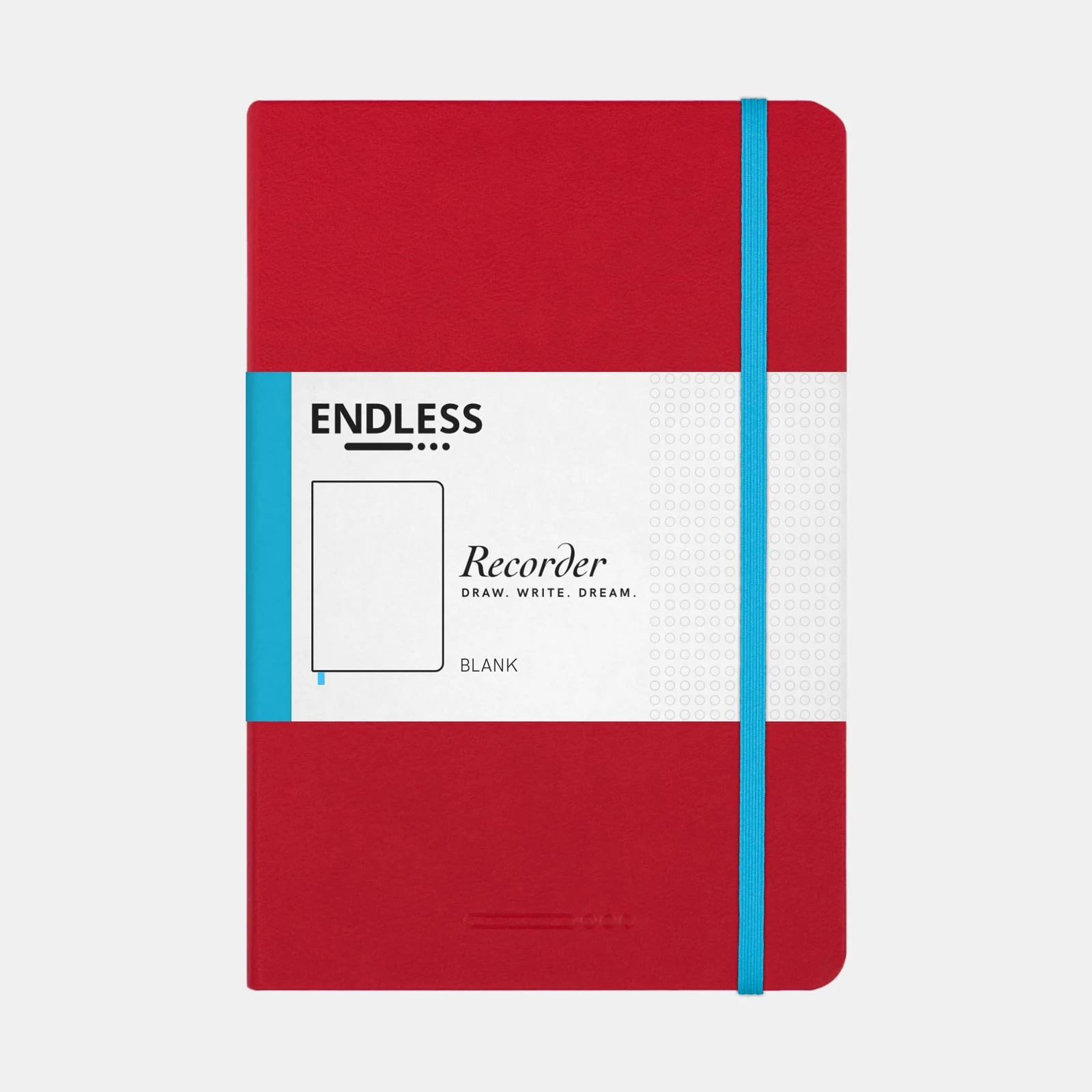 Endless Recorder Notebook Crimson Sky Red - Image 5