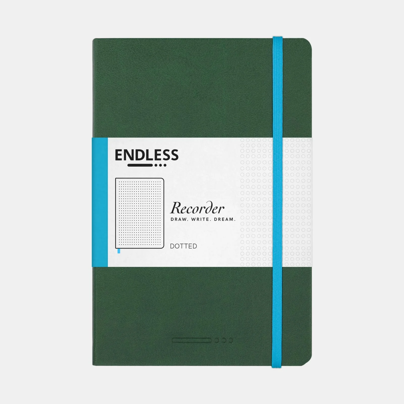 Endless Recorder Notebook Forest Canopy Green - Image 3