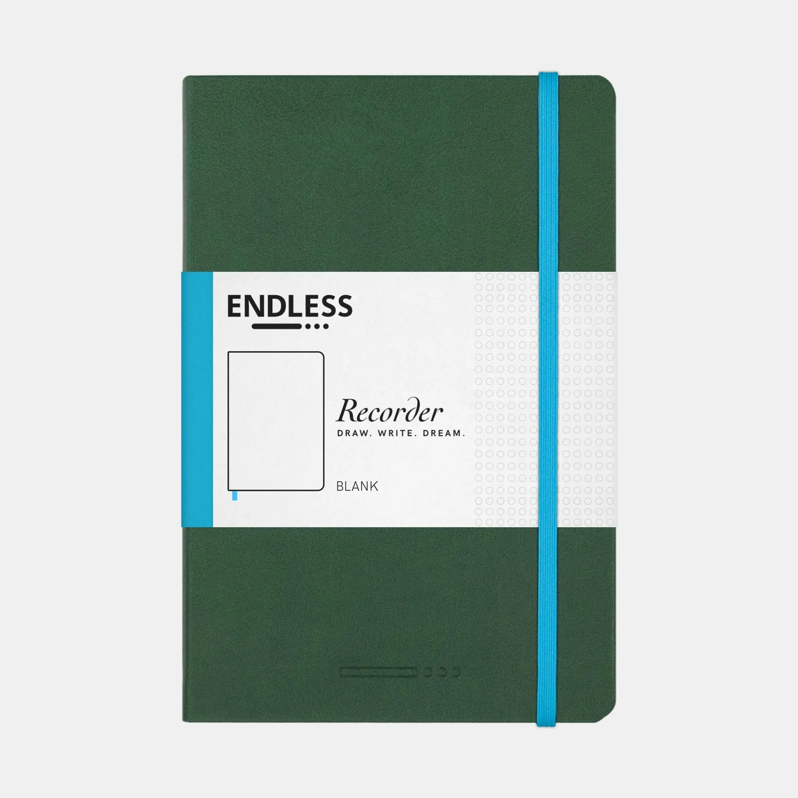 Endless Recorder Notebook Forest Canopy Green - Image 5
