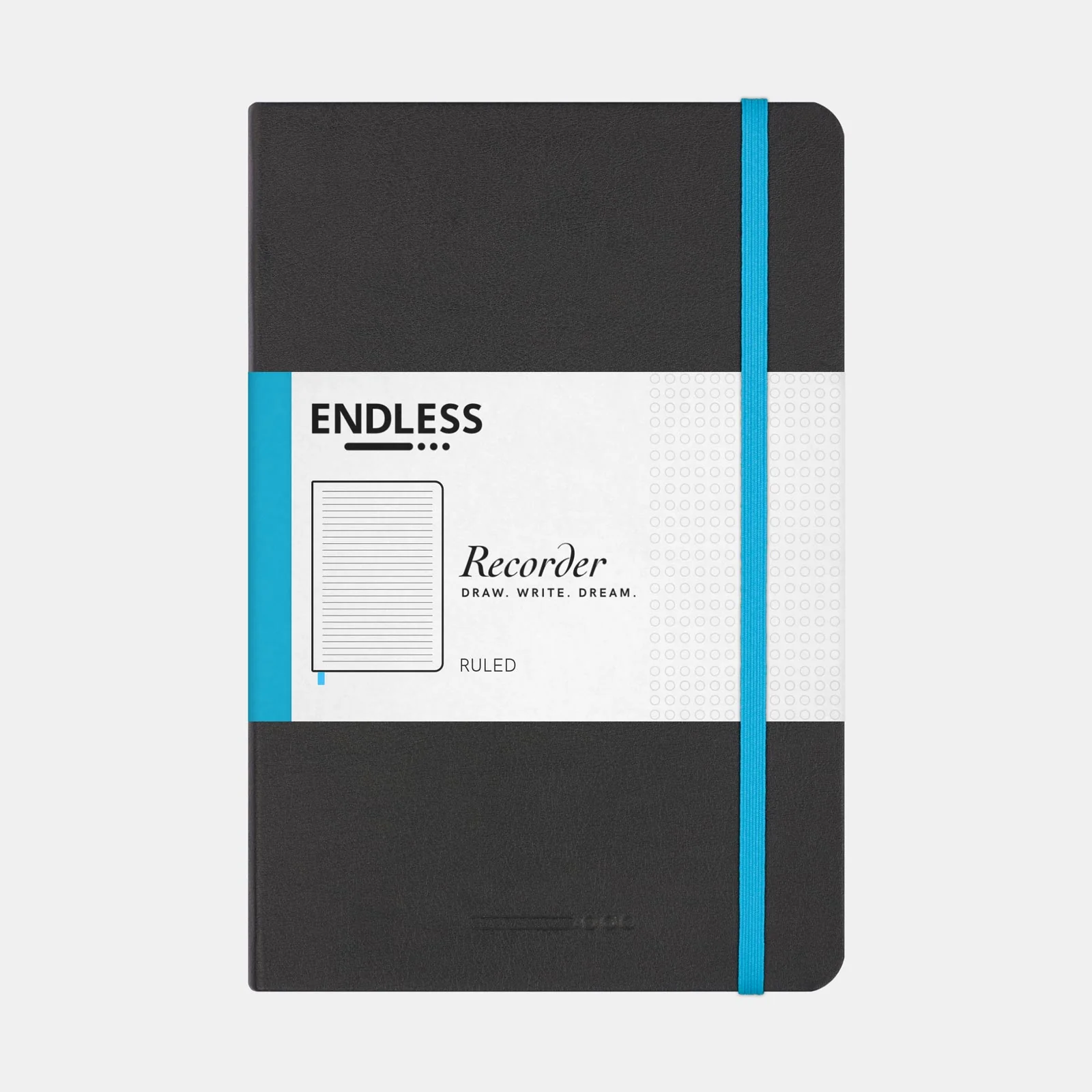 Endless Recorder Notebook Infinite Space Black - Image 2