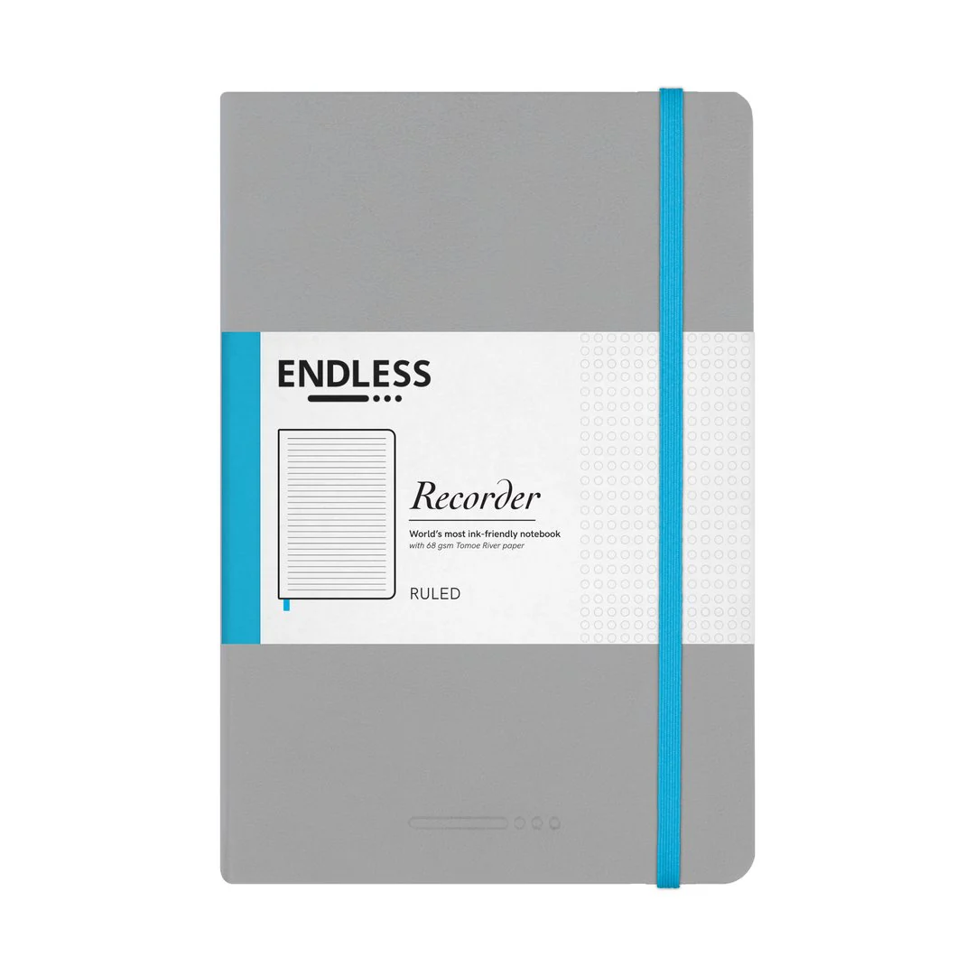 Endless Recorder Notebook Mountain Snow Grey - Image 2