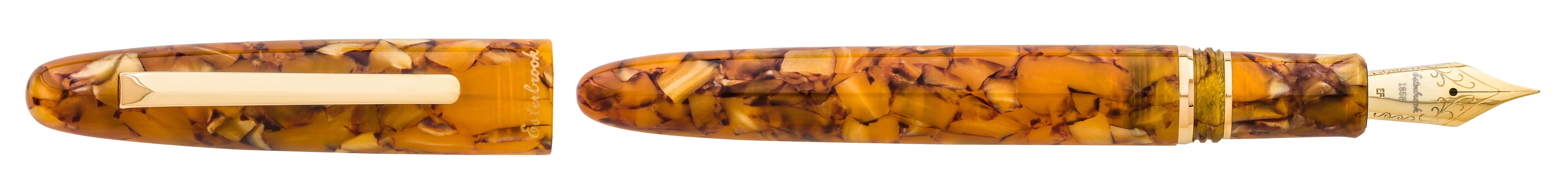 Esterbrook Estie Honeycomb with Gold Trim Fountain - Image 4