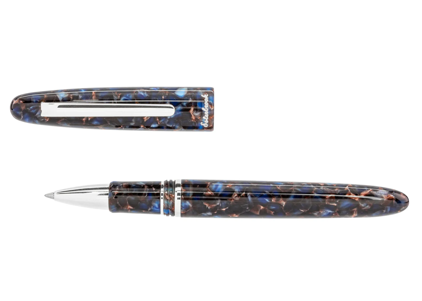 Esterbrook Estie Nouveau Bleu with Chrome Trim Rollerball - Image 3