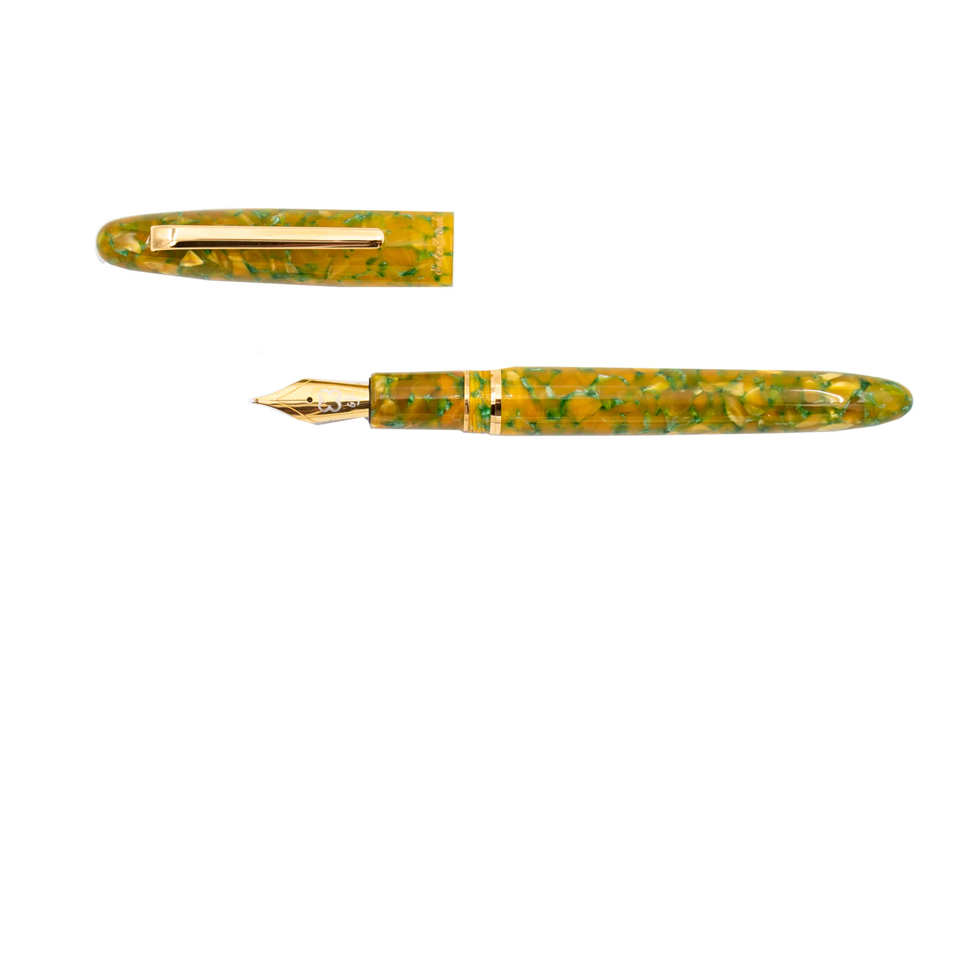 Esterbrook Estie Rainforest Fountain Pen - Gold trim - Image 3