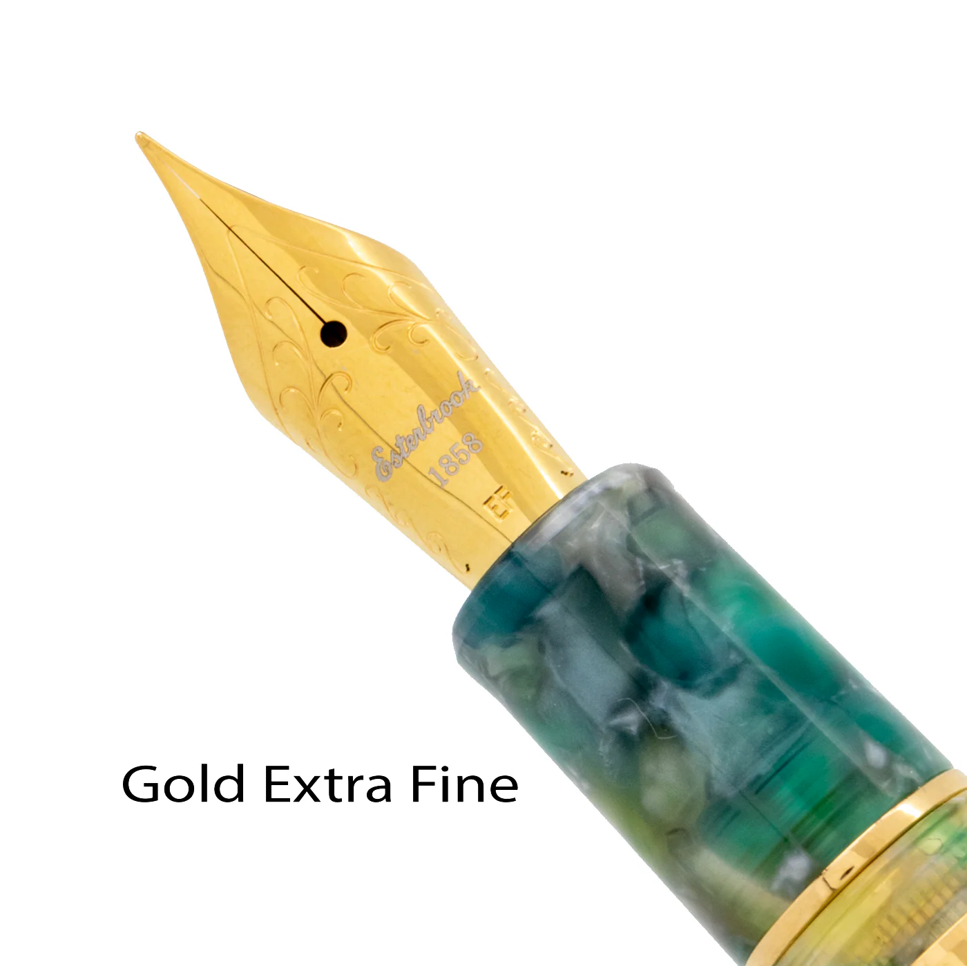 Esterbrook Estie Sea Glass Oversize with Gold Trim Fountain - Image 3