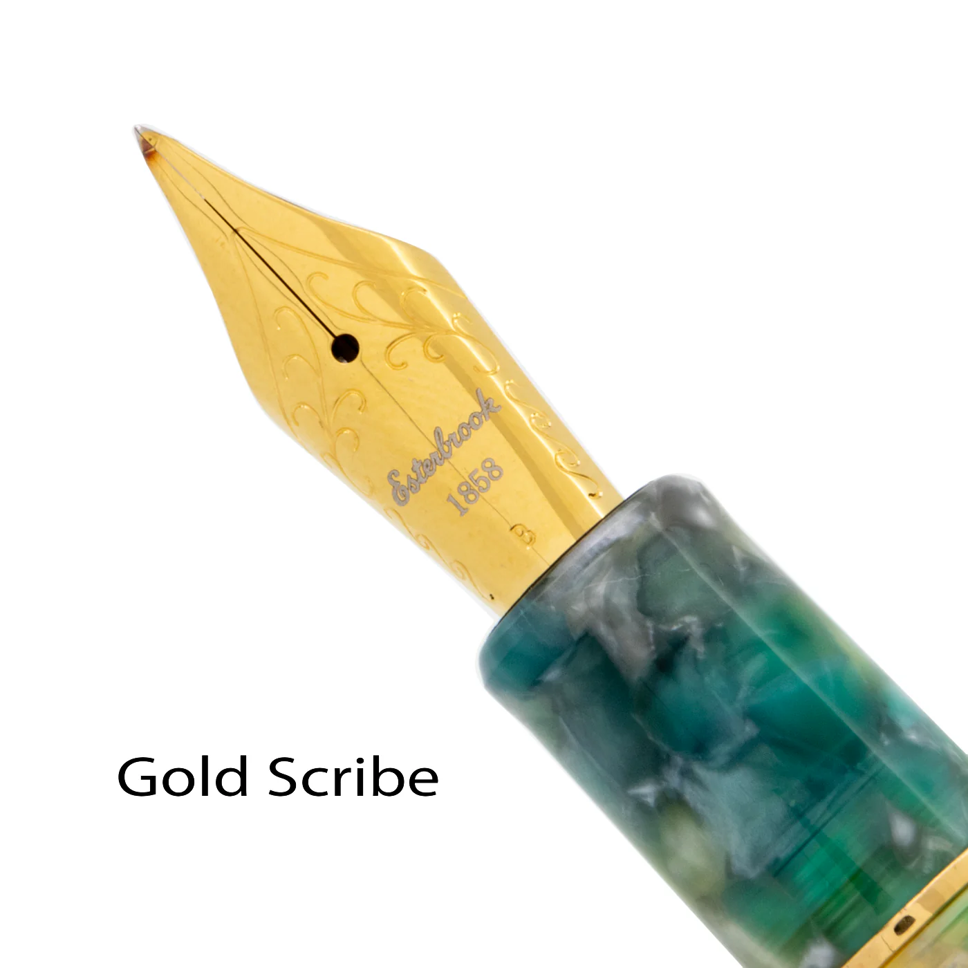 Esterbrook Estie Sea Glass Oversize with Gold Trim Fountain - Image 9