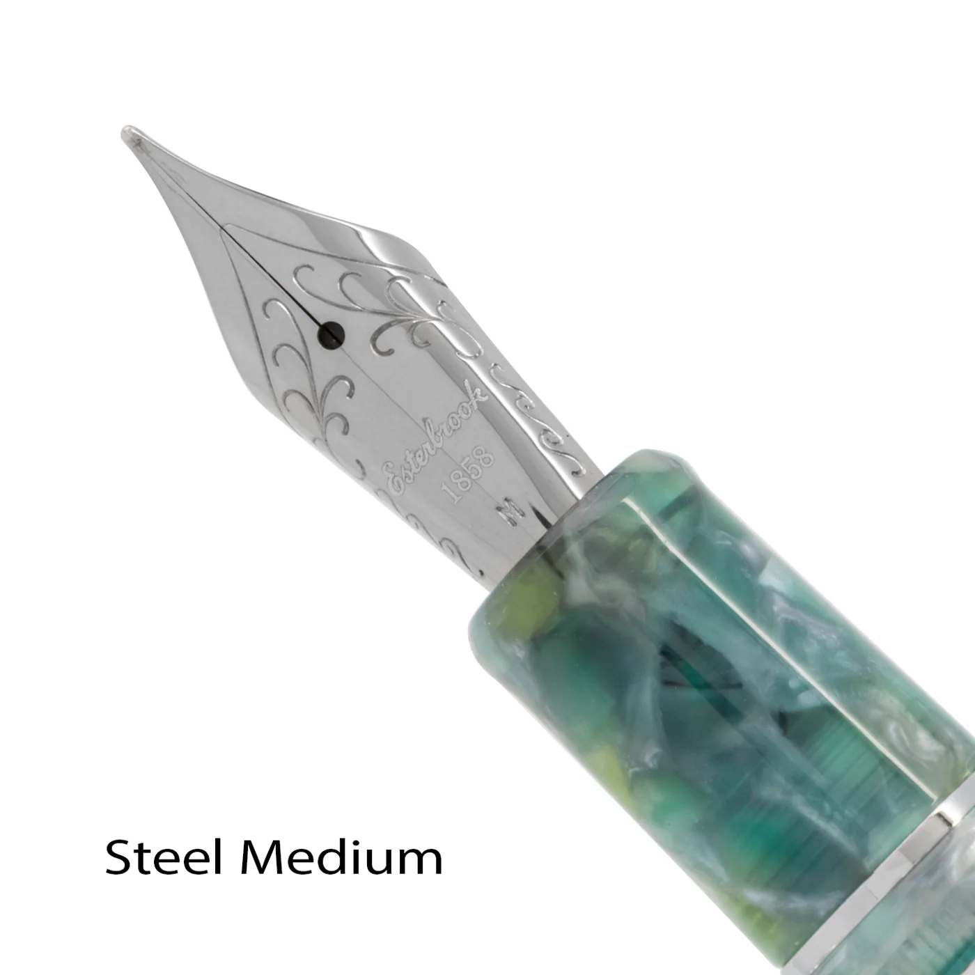 Esterbrook Estie Sea Glass with Chrome Trim Fountain - Image 6