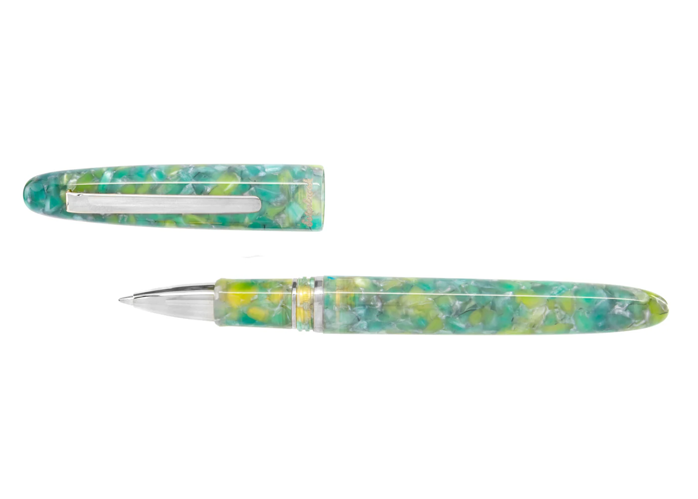 Esterbrook Estie Sea Glass with Chrome Trim Rollerball - Image 3