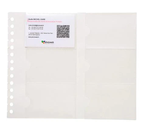 Exacompta Exacard Business Card Medium Refill Sheets