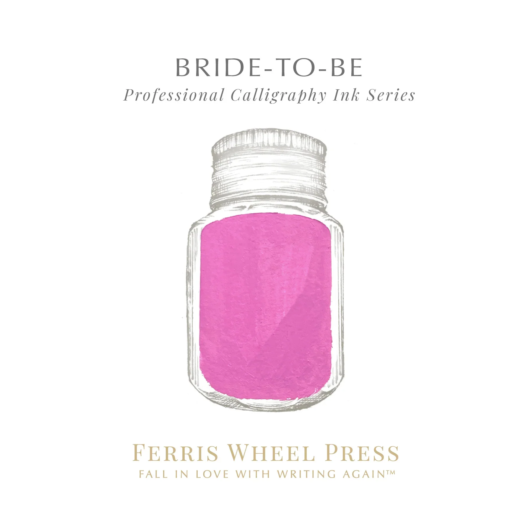 Ferris Wheel Press - Calligraphy Ink - Bride To Be - Image 2
