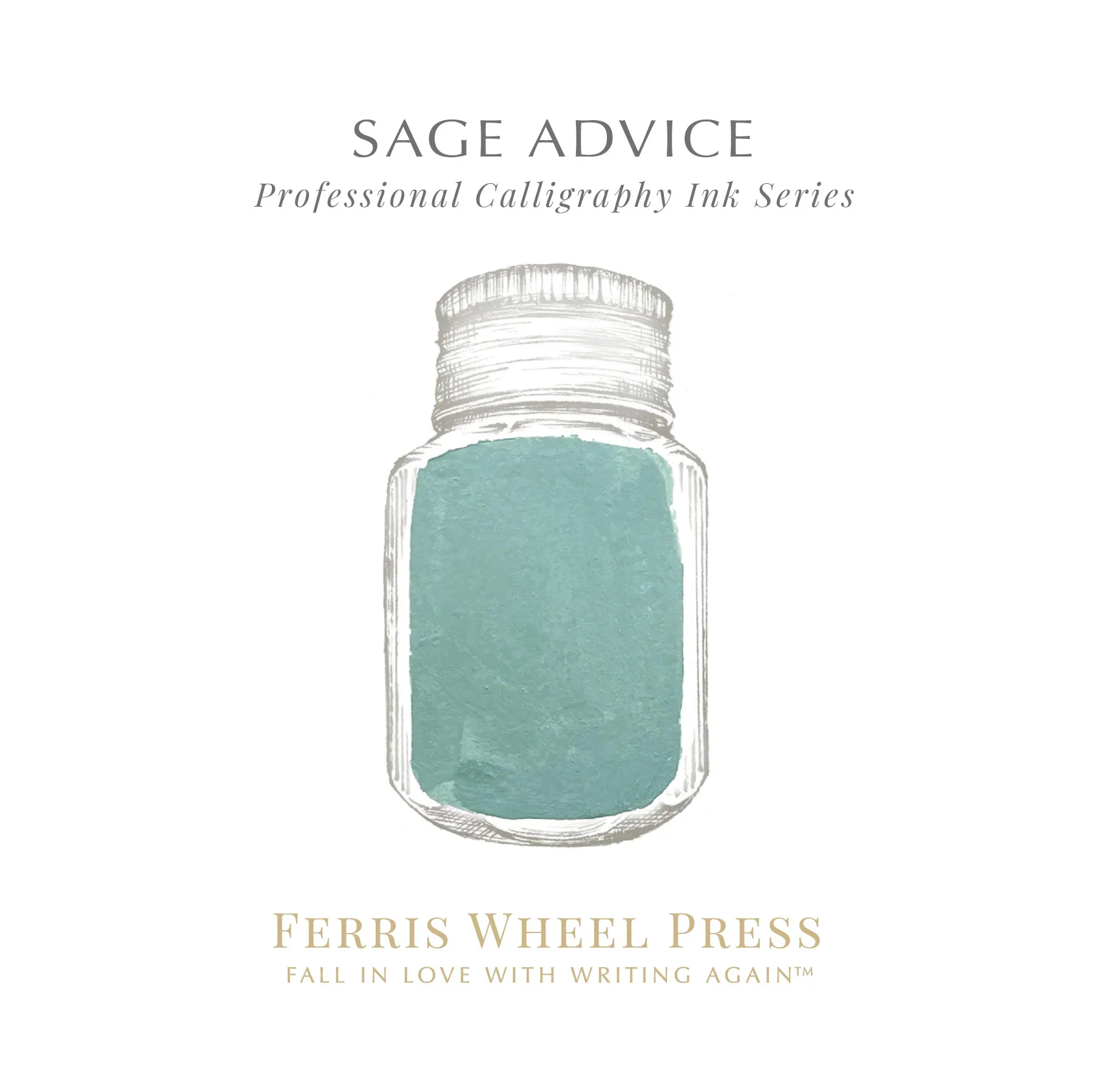 Ferris Wheel Press - Calligraphy Ink - Sage Advice - Image 3
