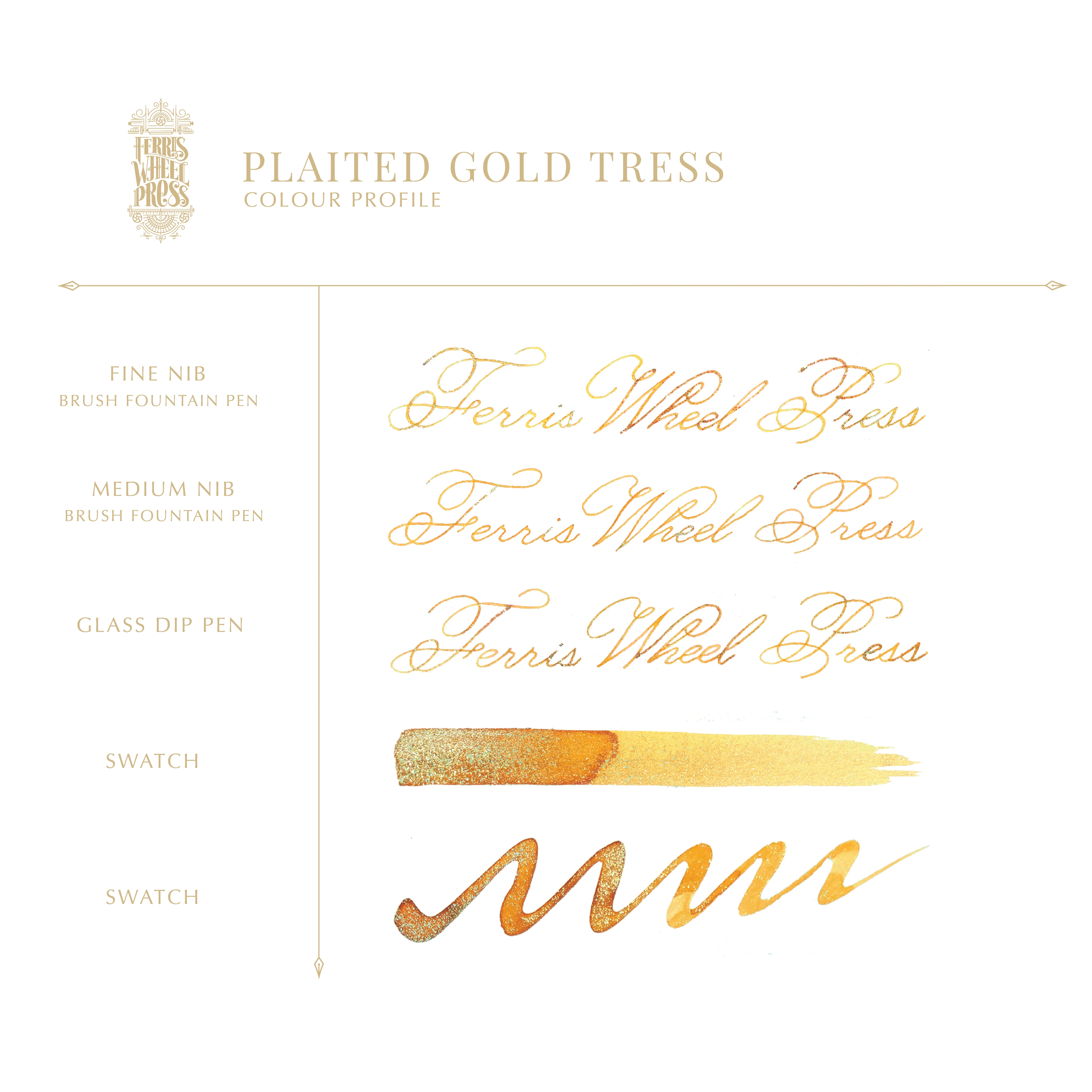 Ferris Wheel Press - Once Upon A Time - Plaited Gold Tress - Image 4