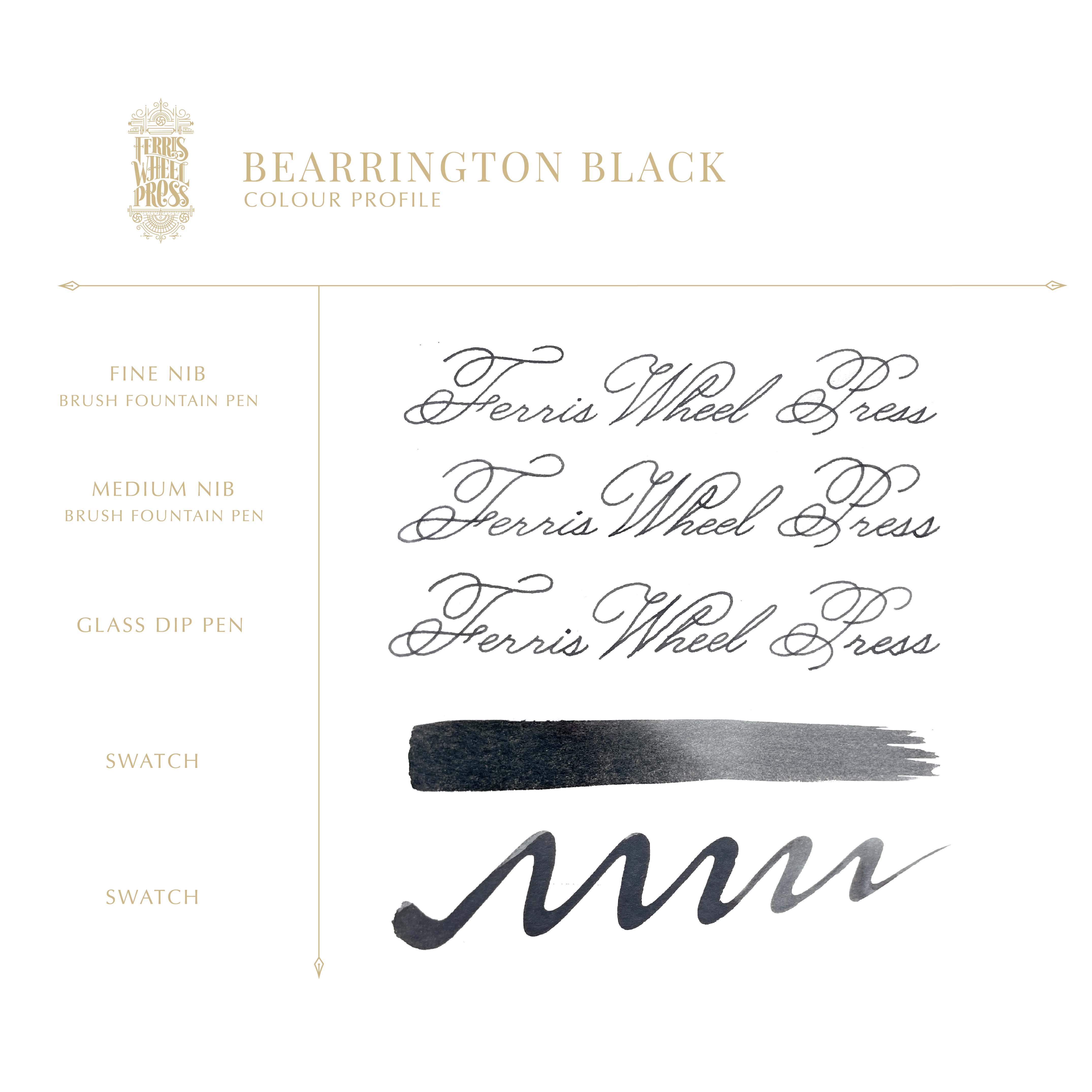 Ferris Wheel Press The Print Shoppe Collection - Bearrington Black - Image 4