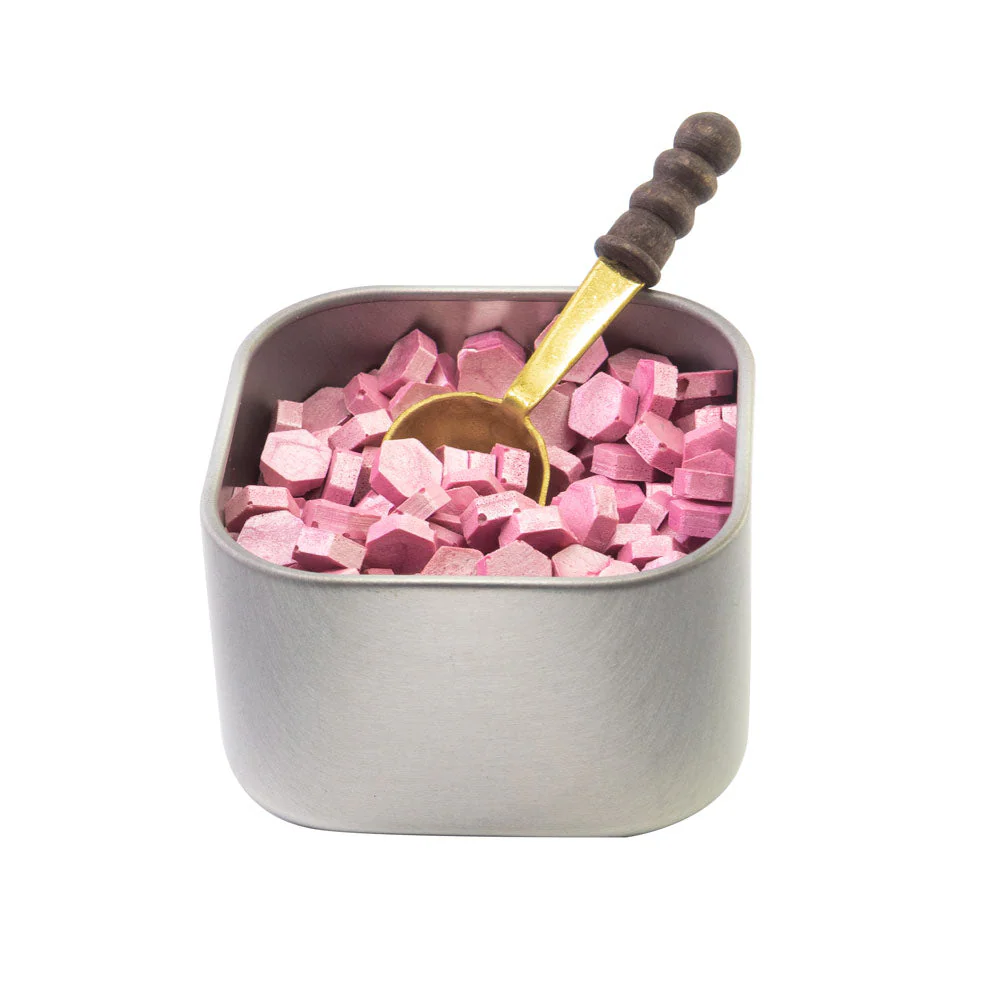 Freund Mayer Sealing Wax Beads in Tin with Spoon - Image 5