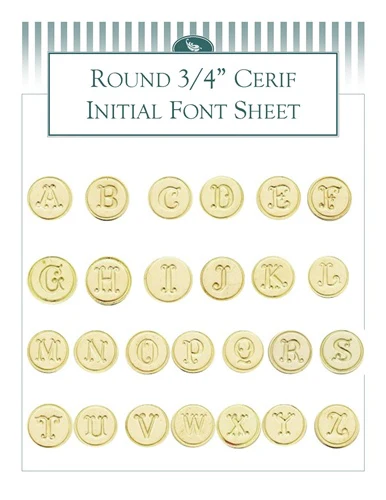 Freund Mayer Wax Seals- Initials