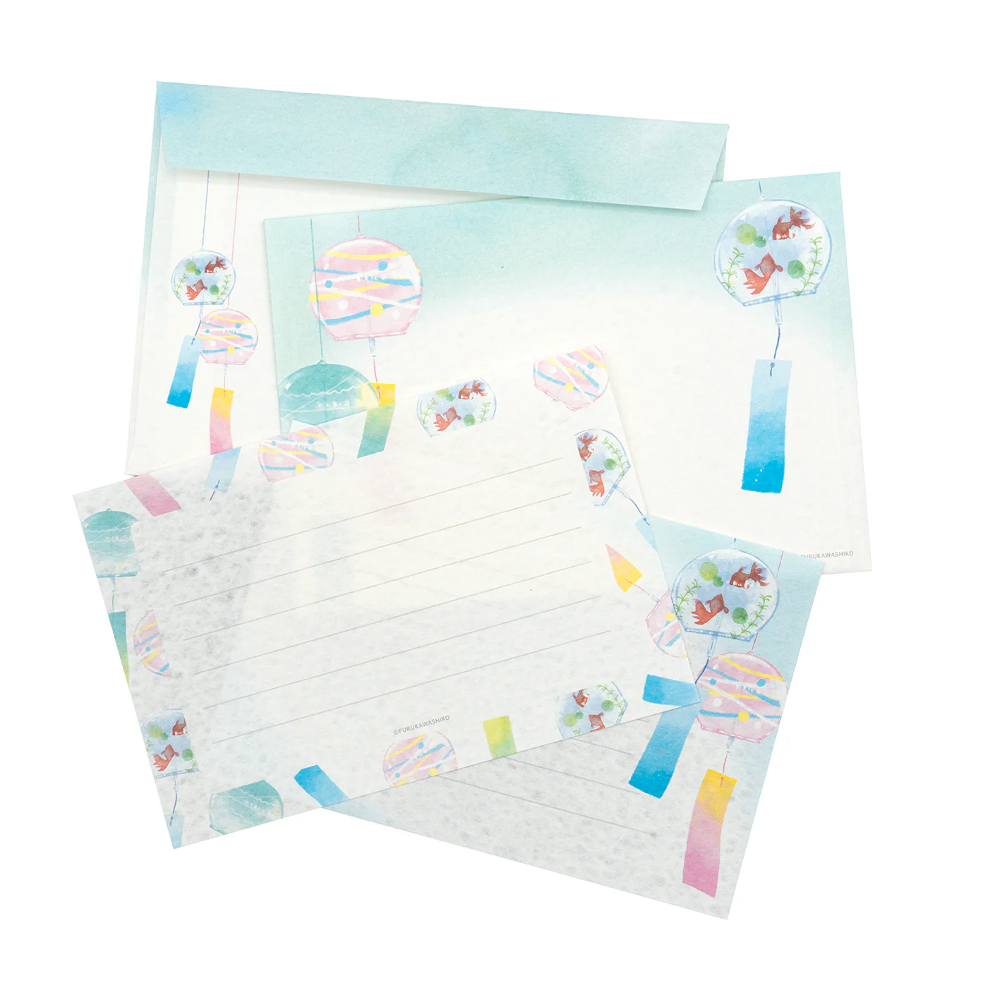 Furukawa - Mini Letter Set - Wind Chime - Image 2