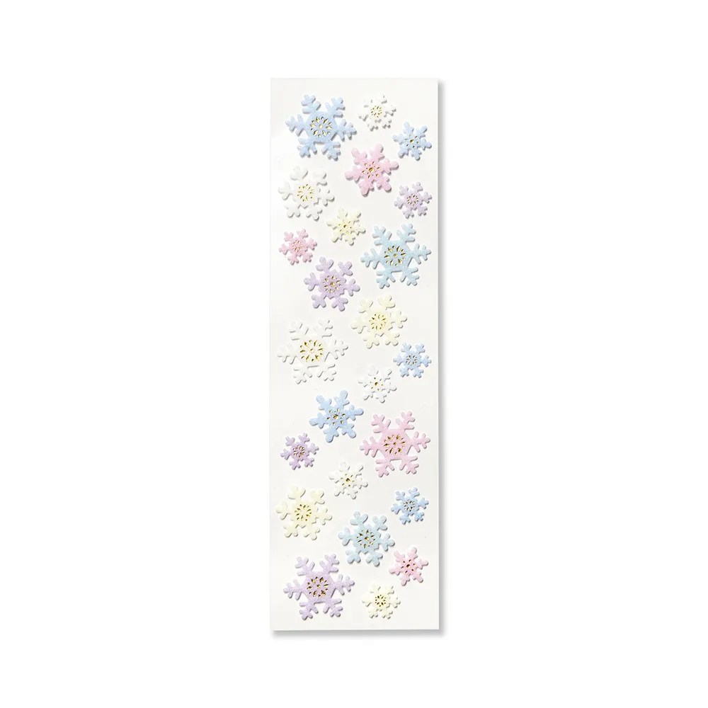 G.C. PRESS - Brushed Snowflake Sticker