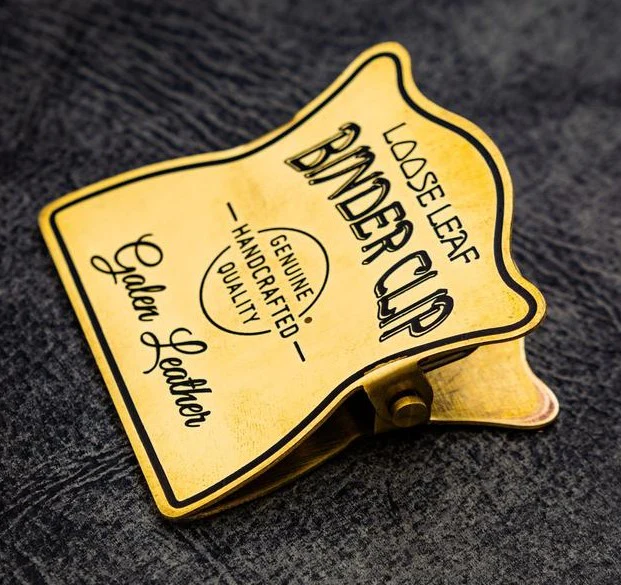 Galen Leather Co. Brass Binder Clip - Image 2