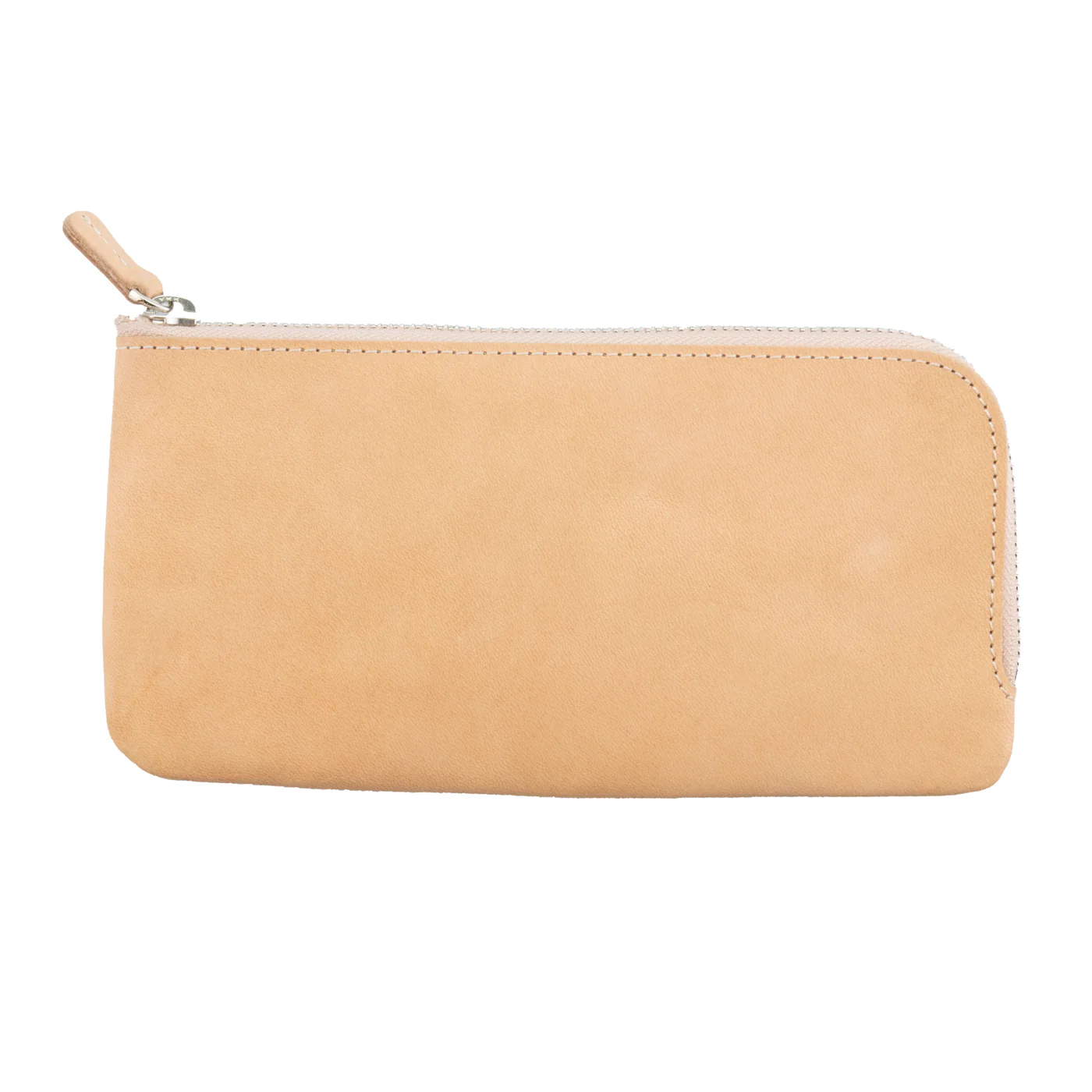 Galen Leather Co. Slip-N-Zip 4 Pen Pouch - Undyed Leather - Image 2