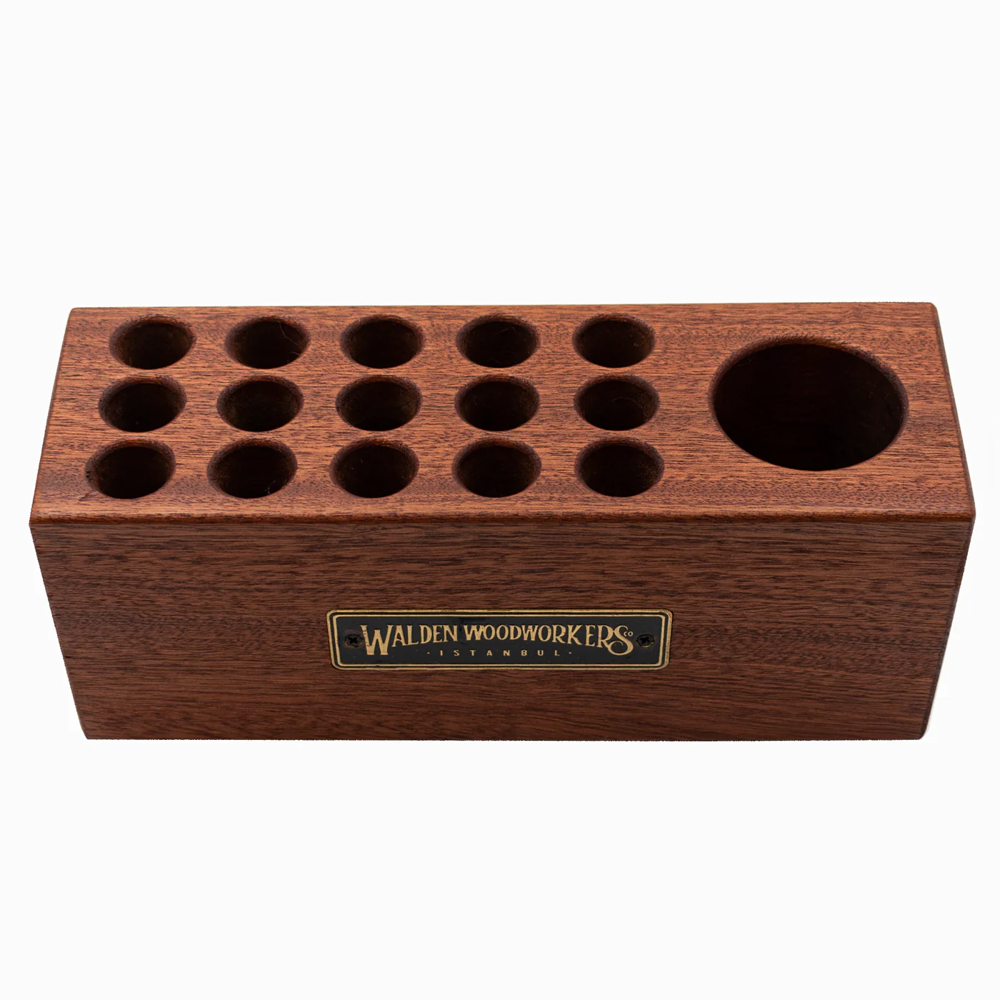 Galen Leather Co. Wood Pen Holder