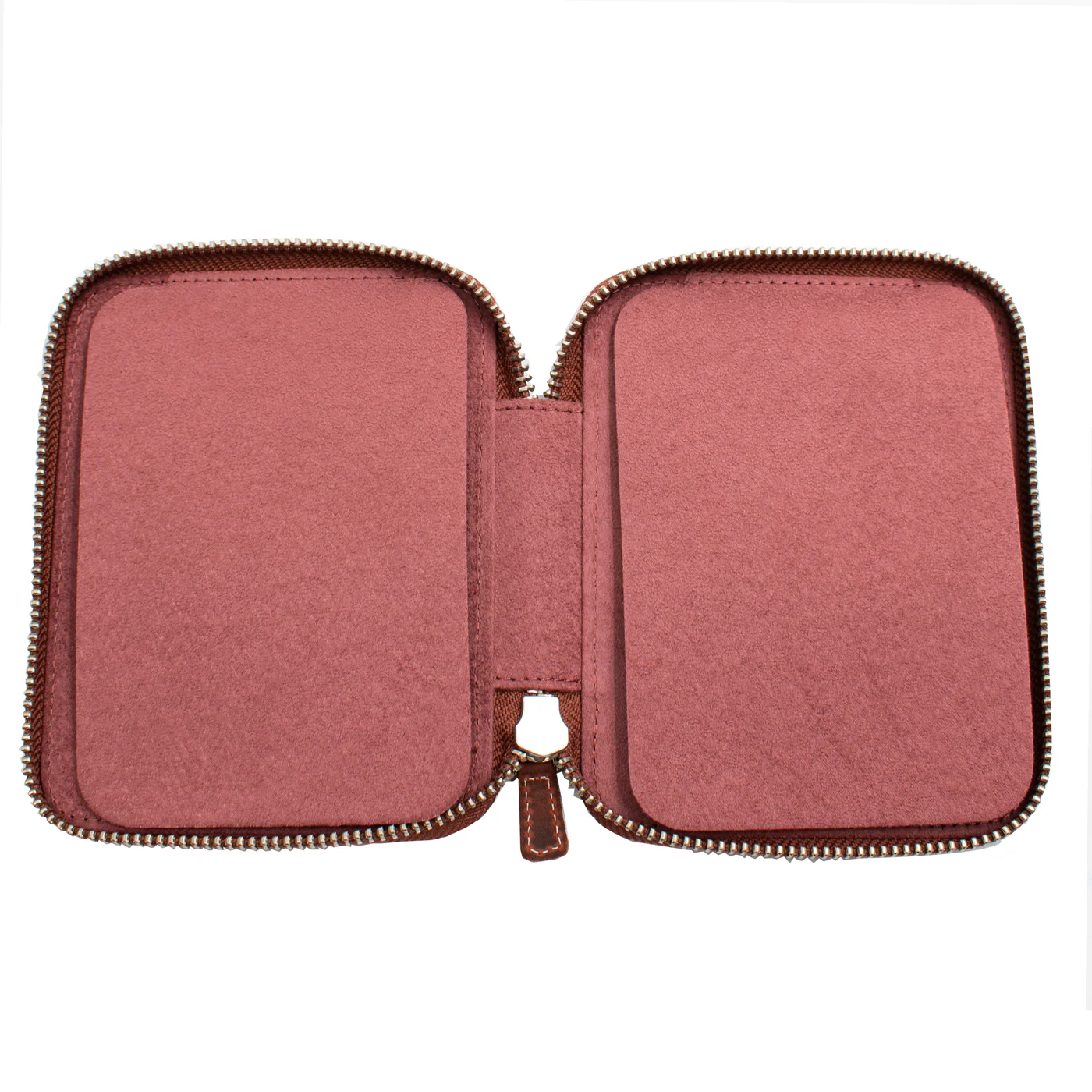 Galen Leather Co. Zippered 10 Slot Pen Case - Crazy Horse Orange - Image 2