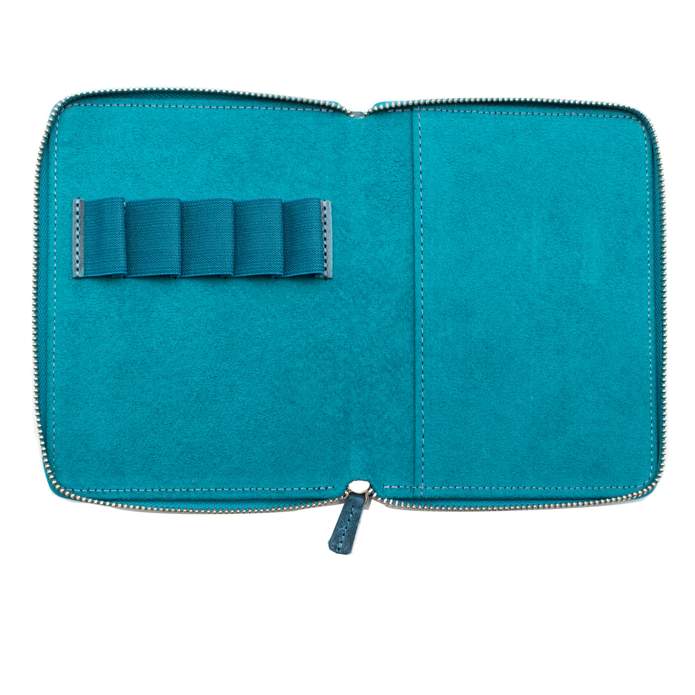 Galen Leather Co. Zippered 5 Slot Pen Case - Crazy Horse Ocean - Image 2