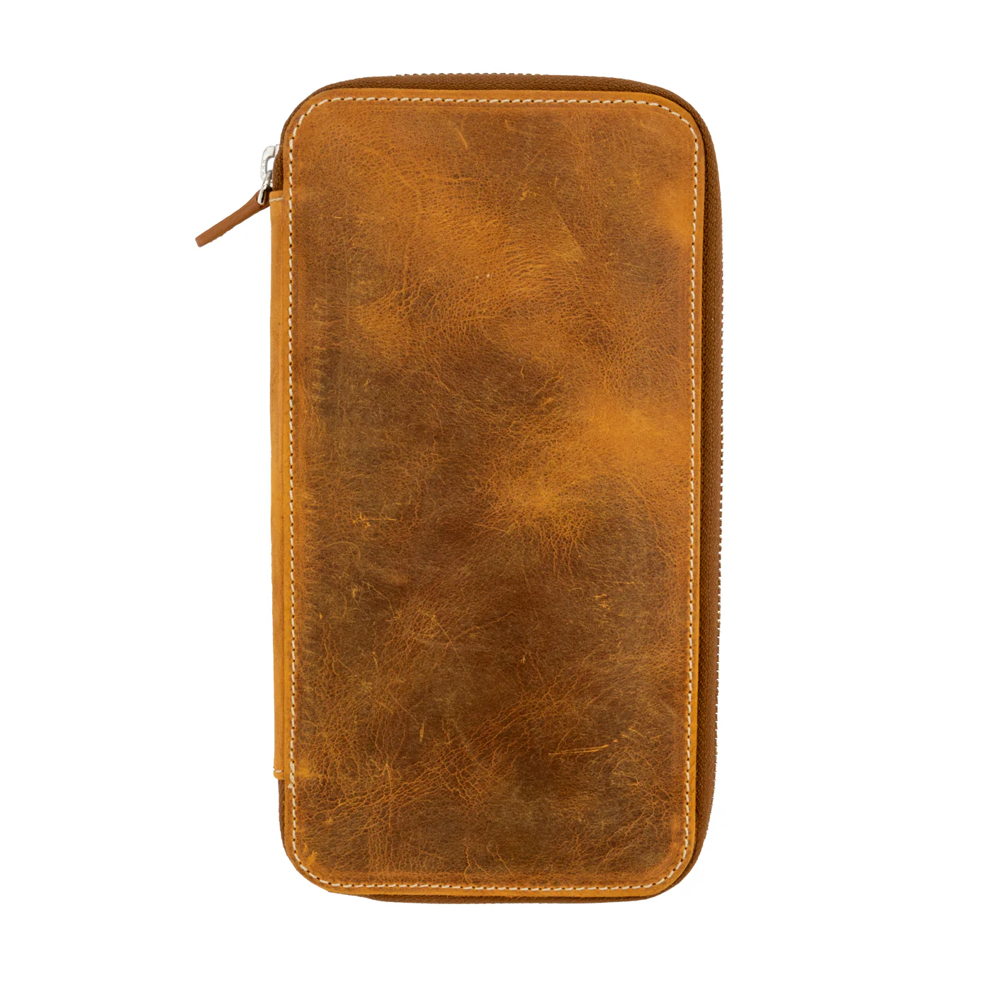 Galen Leather Co. Zippered Hobonichi Weeks Cover- Crazy Horse Brown - Image 2