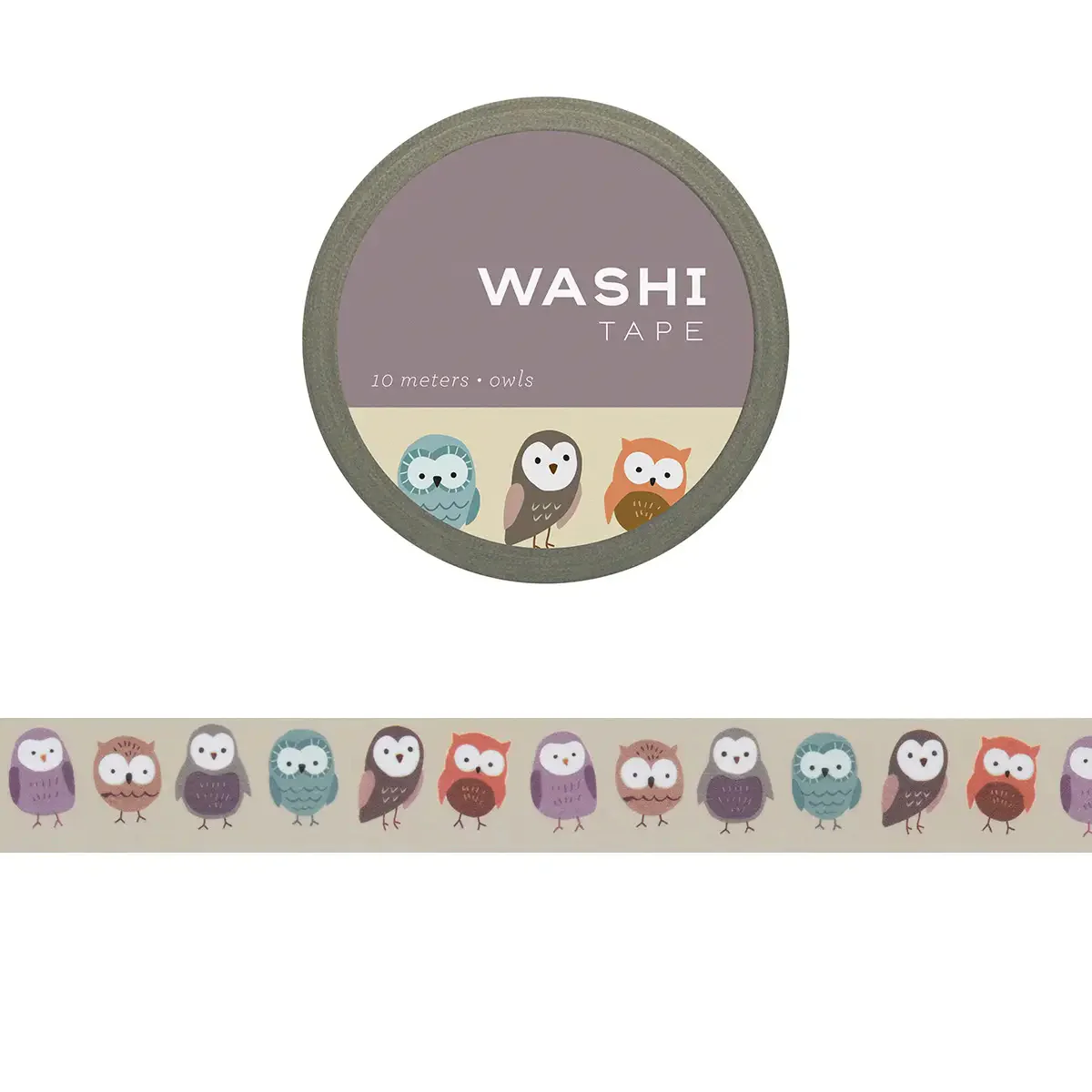 Girl of ALL WORK - Washi tape - 15mm - Owls