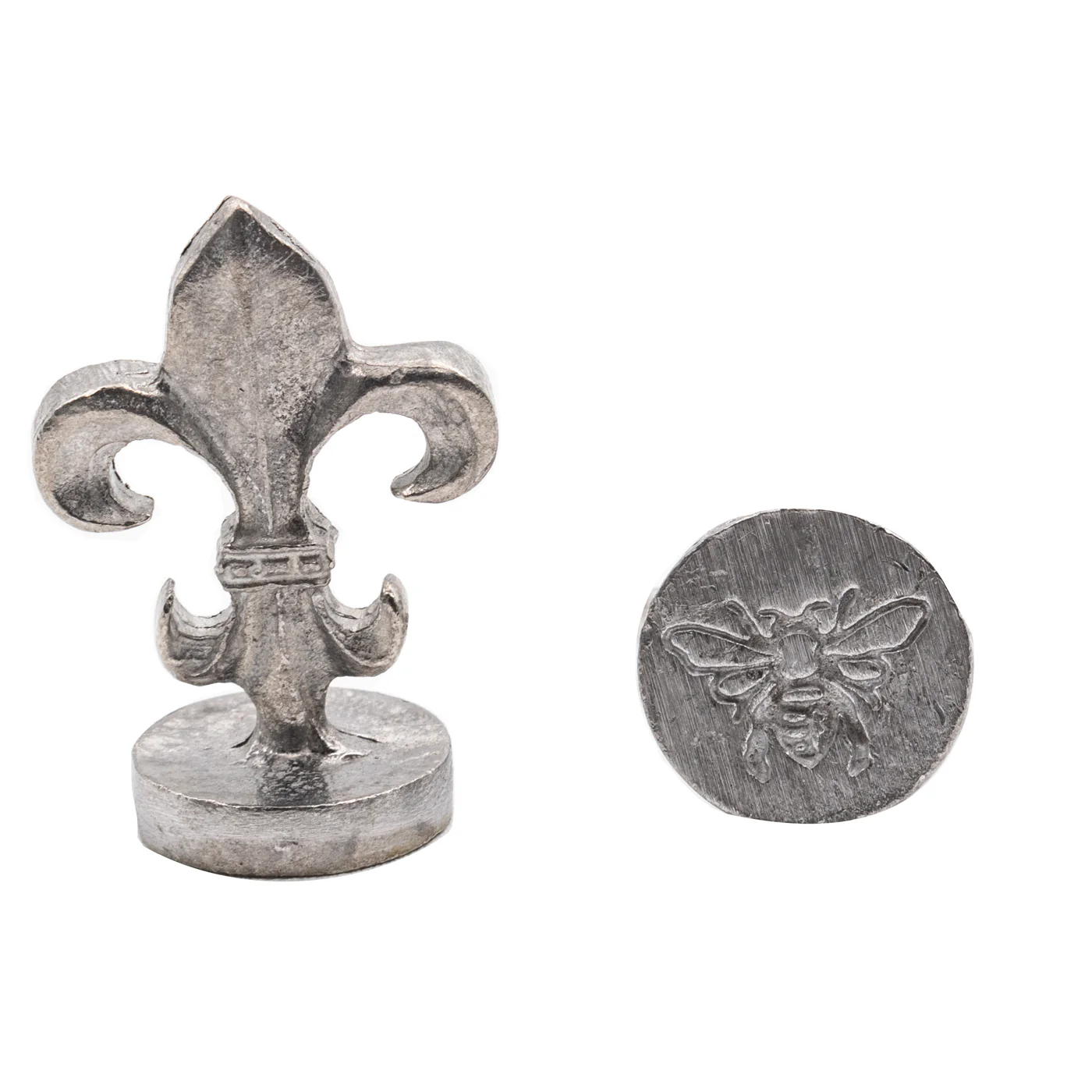 Global Solutions Metal Wax Seal 3/4" with Fleur-de-lis handle - Bee - Image 2