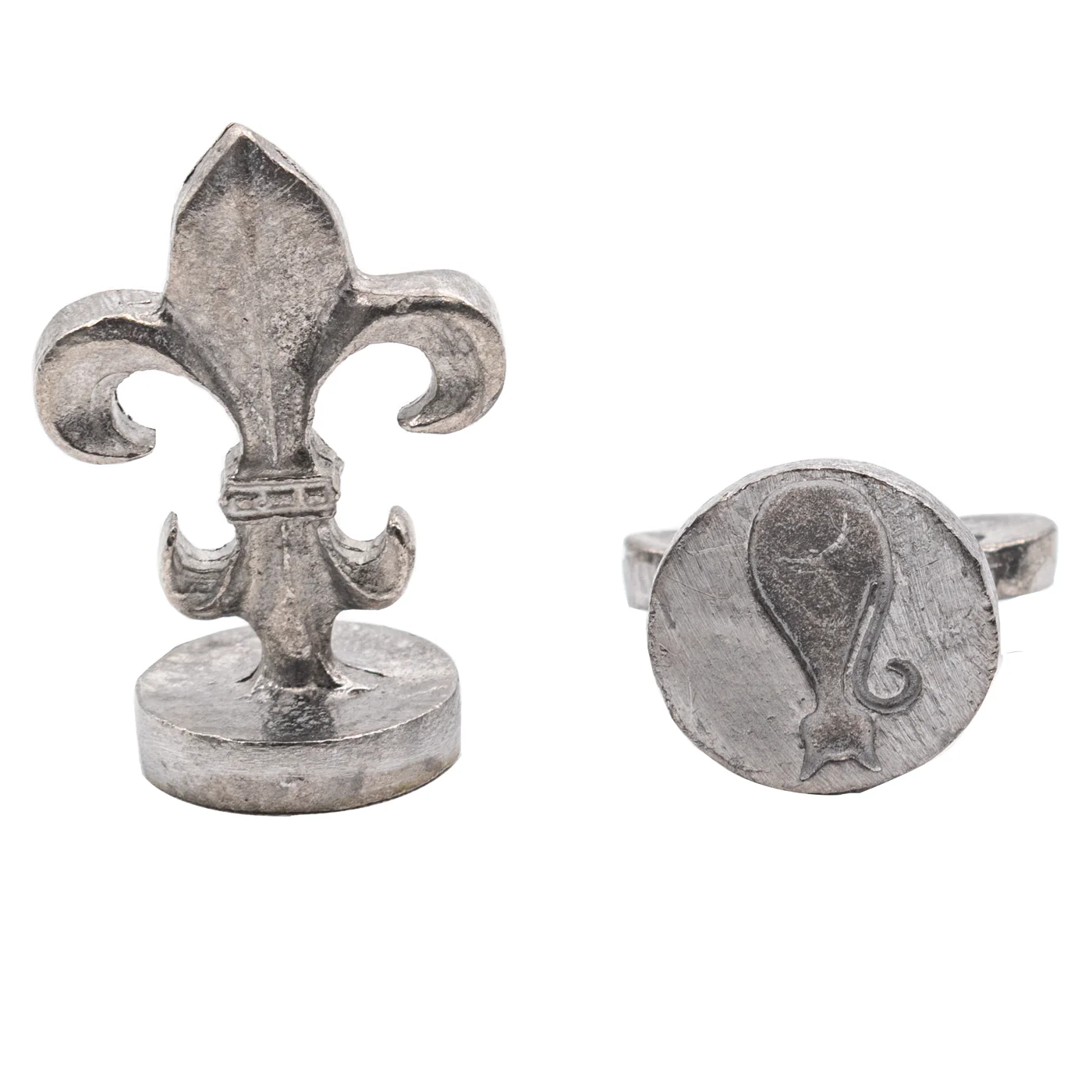 Global Solutions Metal Wax Seal 3/4" with Fleur-de-lis handle - Cat Silhoutte - Image 2