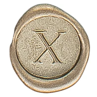 Global Solutions Metal Wax Seal Fleur De Lis Handle "Clear & Classy" Letters - Image 26