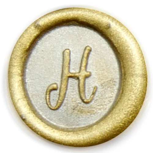Global Solutions Metal Wax Seal Scroll Handle "Swirl" Letters - Image 10
