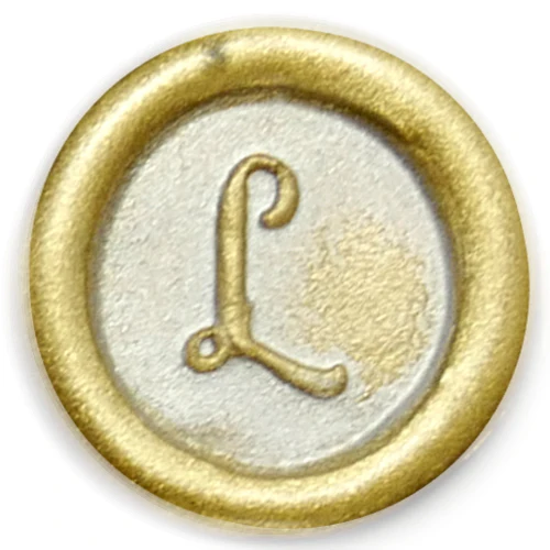 Global Solutions Metal Wax Seal Scroll Handle "Swirl" Letters - Image 14