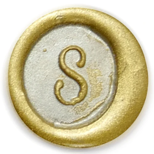 Global Solutions Metal Wax Seal Scroll Handle "Swirl" Letters - Image 21
