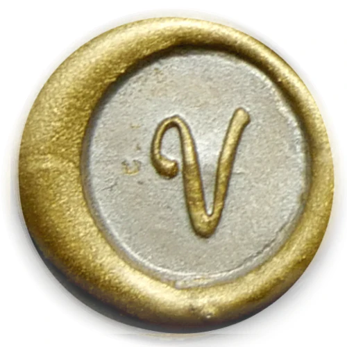 Global Solutions Metal Wax Seal Scroll Handle "Swirl" Letters - Image 24