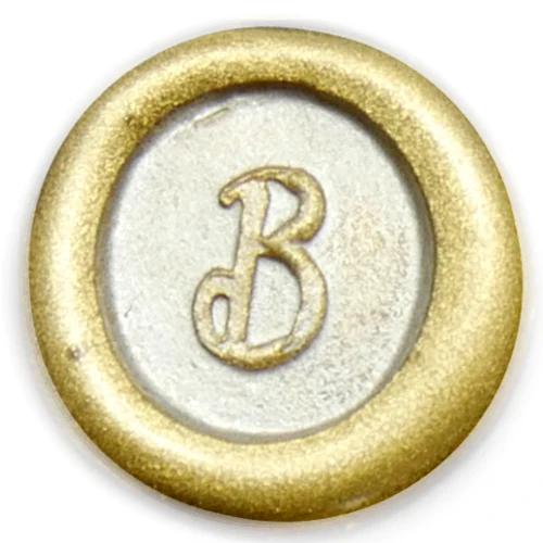 Global Solutions Metal Wax Seal Scroll Handle "Swirl" Letters - Image 4