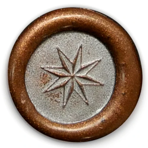 Global Solutions Metal Wax Seal Small Dimensional Star