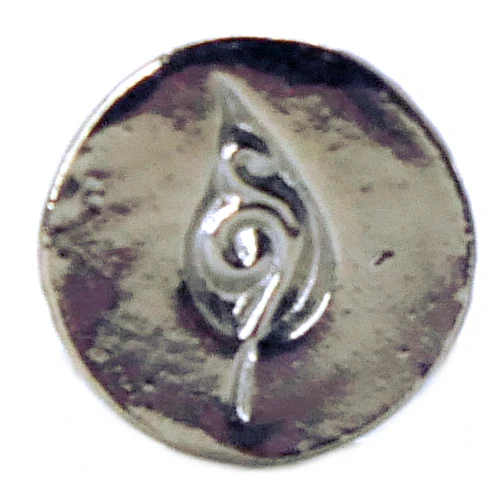 Global Solutions Metal Wax Seal Small Leaf with Swirl - Image 2