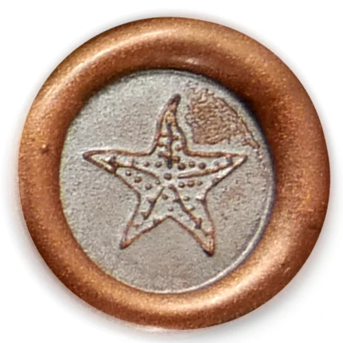 Global Solutions Metal Wax Seal Small Starfish