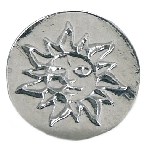 Global Solutions Metal Wax Seal Small Sun with Face - Image 2